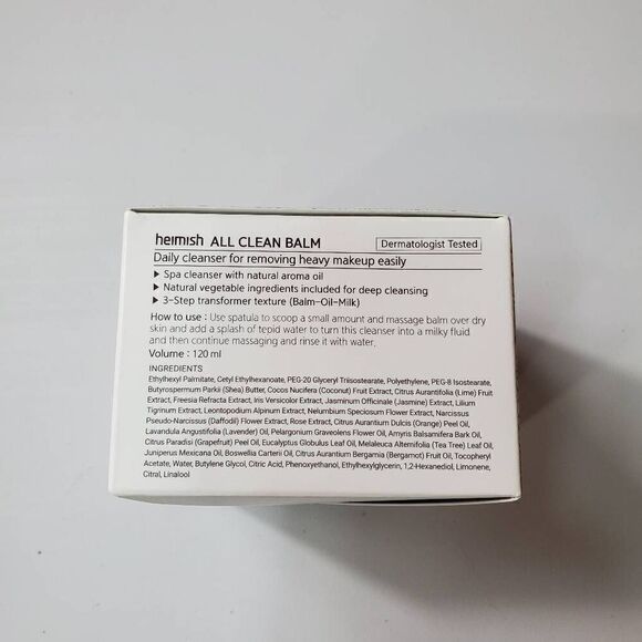 Heimish All Clean Balm Heavy Make Up Remover Cleanser 4fl - Picture 2 of 5